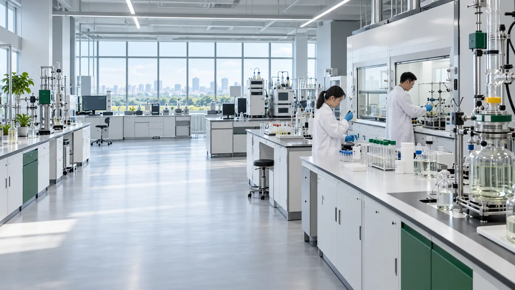 R&D Laboratory Panorama